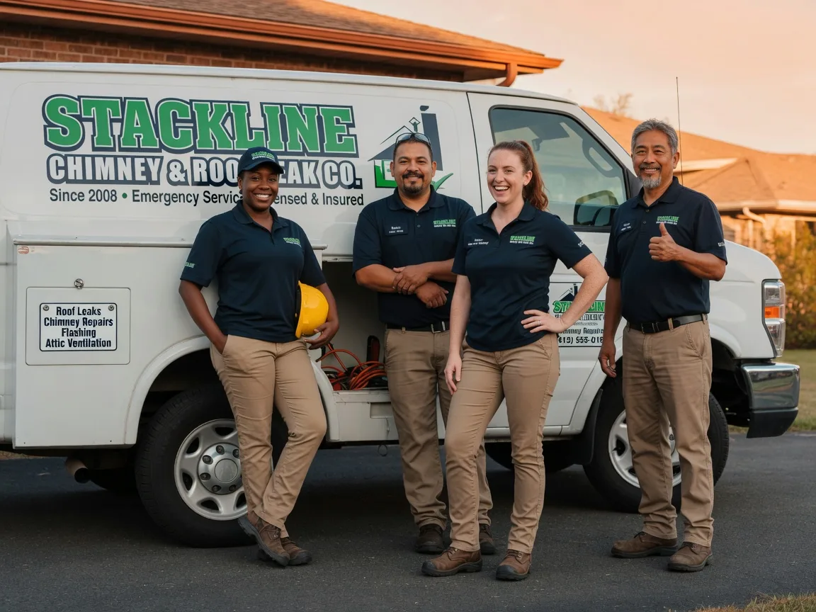 Chimney flashing repair company in Christine, TX